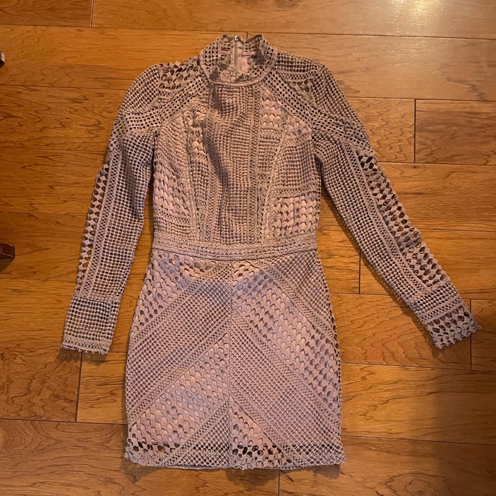 Elegant Crochet Knit Dress